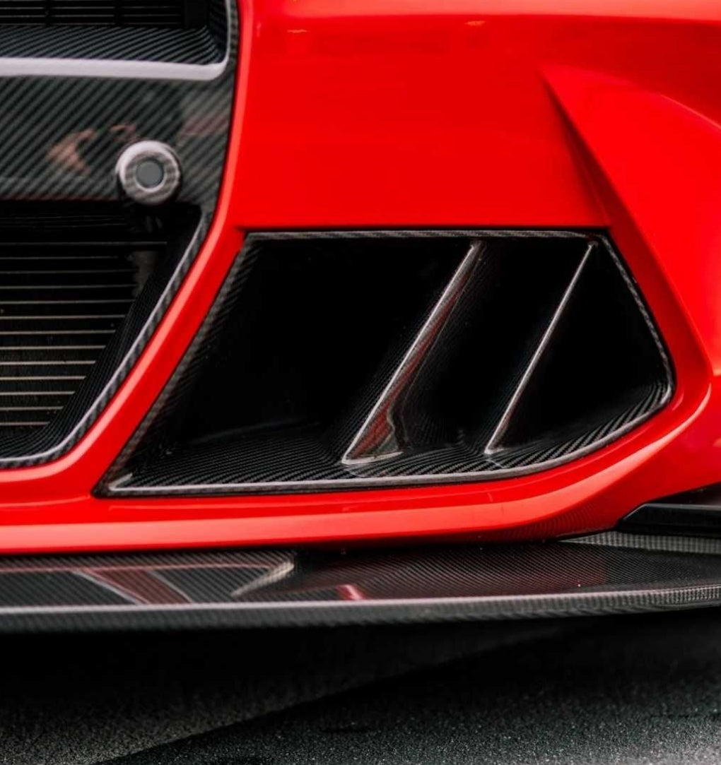 DRY CARBON FIBER DUAL SLAT AIR DUCTS