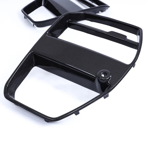 DRY CARBON FIBER V STYLE FRONT GRILLE