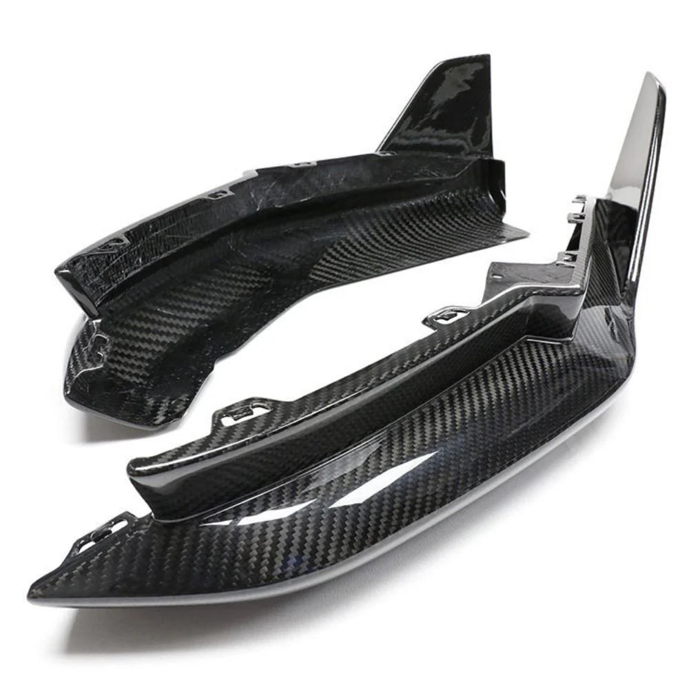 DRY CARBON MP STYLE REAR BUMPER SPLITTER G80