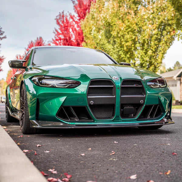 DRY CARBON FIBER V STYLE FRONT GRILLE