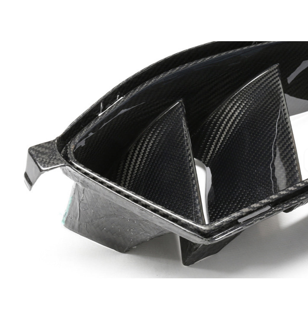 DRY CARBON FIBER DUAL SLAT AIR DUCTS
