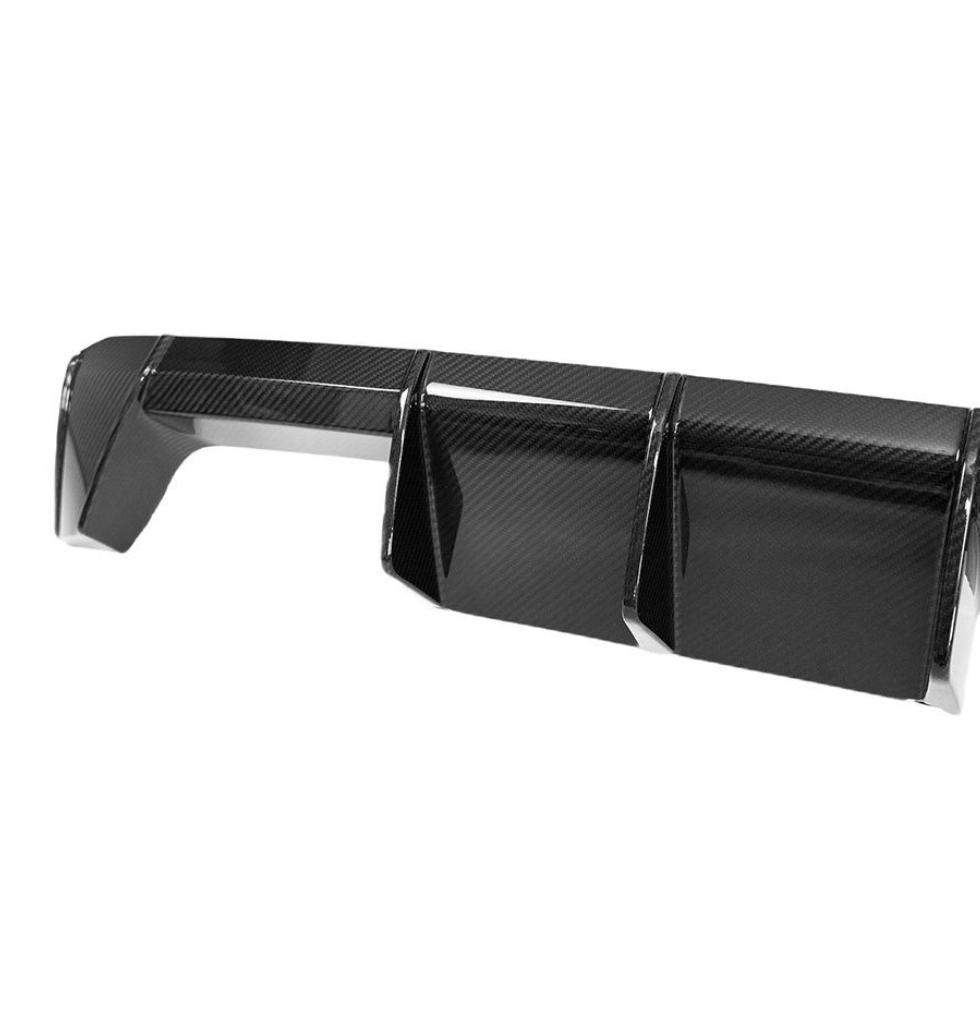 DRY CARBON FIBER MP STYLE REAR DIFFUSER "V2" STYLE