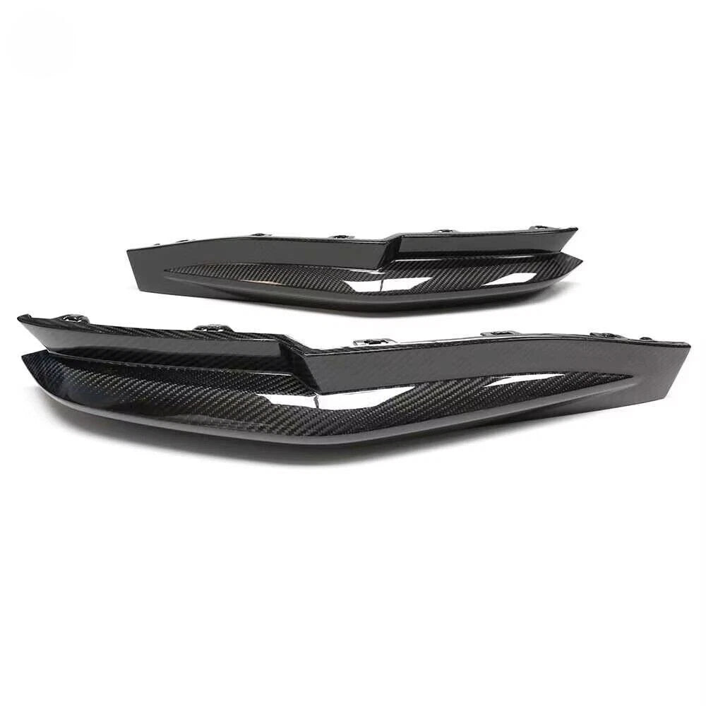DRY CARBON OEM STYLE REAR SIDE SPLITTER G80